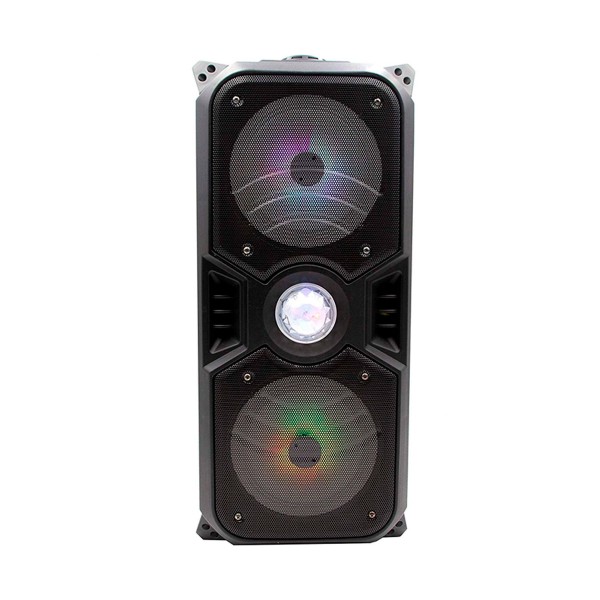 Lauson llx33 negro altavoz inalámbrico portátil 70w bluetooth karaoke fm luces usb sd